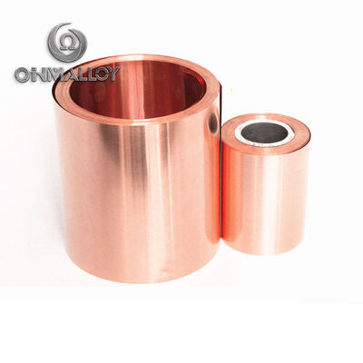0.05mm*50mm ورق مس قرمز 99.9% Cu ورق مس خالص برای صفحه اصلی تلفن همراه